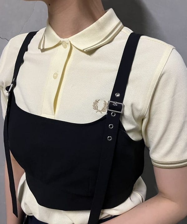 シマダリツコさんの「BEAMS WOMEN｜Ray BEAMS / ベルテッド ビスチェ」を使ったコーディネート