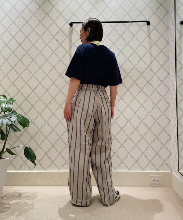 つぼさんの「BEAMS WOMEN｜ボーイ ベーシック Tシャツ」を使ったコーディネート