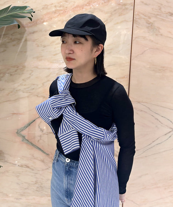 西村 章代さんの「BEAMS WOMEN｜KIJIMA TAKAYUKI / キャンバス 6パネル キャップ」を使ったコーディネート