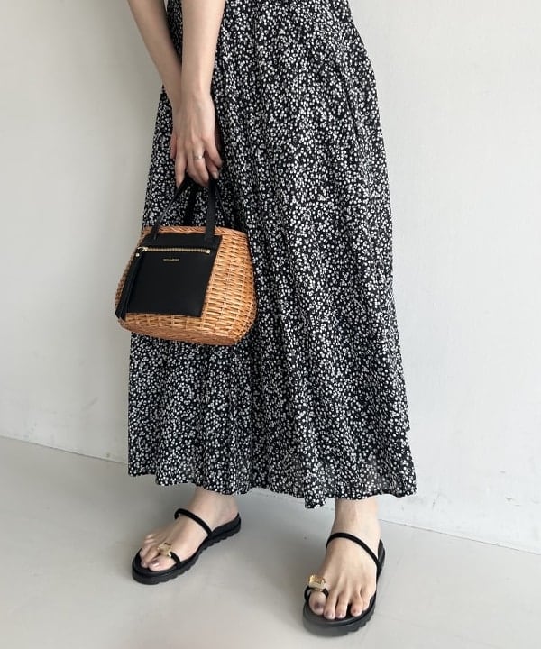 隈元 楓さんの「BEAMS WOMEN｜GRILLO / ペーパー クロシェハット」を使ったコーディネート