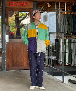 BEAMS PLUS（ビームス プラス）2 Pleats Trousers Embroidery On