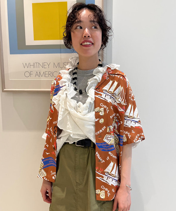 しもつまさんの「BEAMS WOMEN｜ボーイ ベーシック Tシャツ」を使ったコーディネート