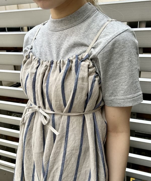 ナツハさんの「BEAMS WOMEN｜ボーイ ベーシック Tシャツ」を使ったコーディネート