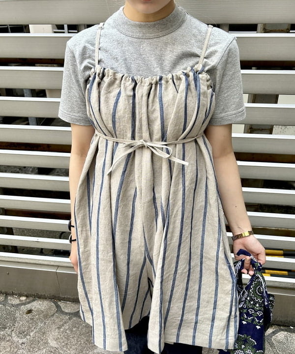 ナツハさんの「BEAMS WOMEN｜ボーイ ベーシック Tシャツ」を使ったコーディネート