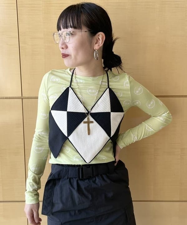 ハルキ　モモナさんの「BEAMS WOMEN｜FILA &times; Ray BEAMS / 別注 40-LOVE シアー Tシャツ」を使ったコーディネート