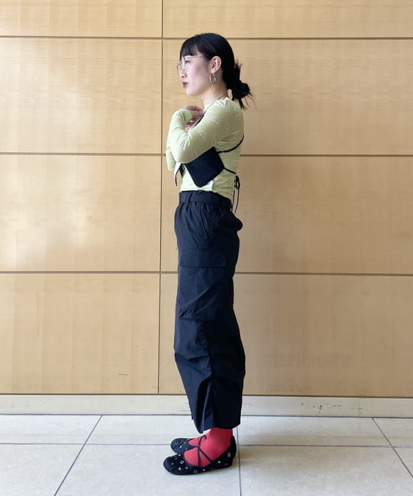 ハルキ　モモナさんの「BEAMS WOMEN｜FILA &times; Ray BEAMS / 別注 40-LOVE シアー Tシャツ」を使ったコーディネート