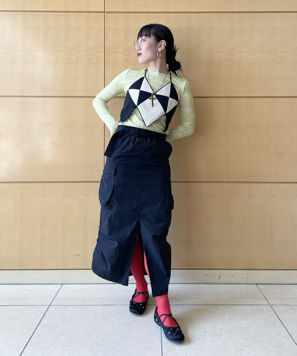 ハルキ　モモナさんの「BEAMS WOMEN｜FILA &times; Ray BEAMS / 別注 40-LOVE シアー Tシャツ」を使ったコーディネート