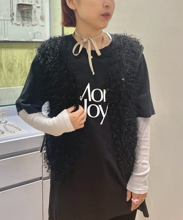 キホさんの「BEAMS WOMEN｜Ray BEAMS / フリンジ 2Way ノースリーブ トップス」を使ったコーディネート