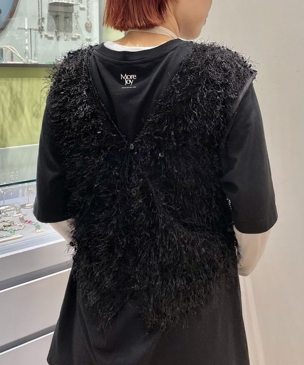 キホさんの「BEAMS WOMEN｜Ray BEAMS / フリンジ 2Way ノースリーブ トップス」を使ったコーディネート