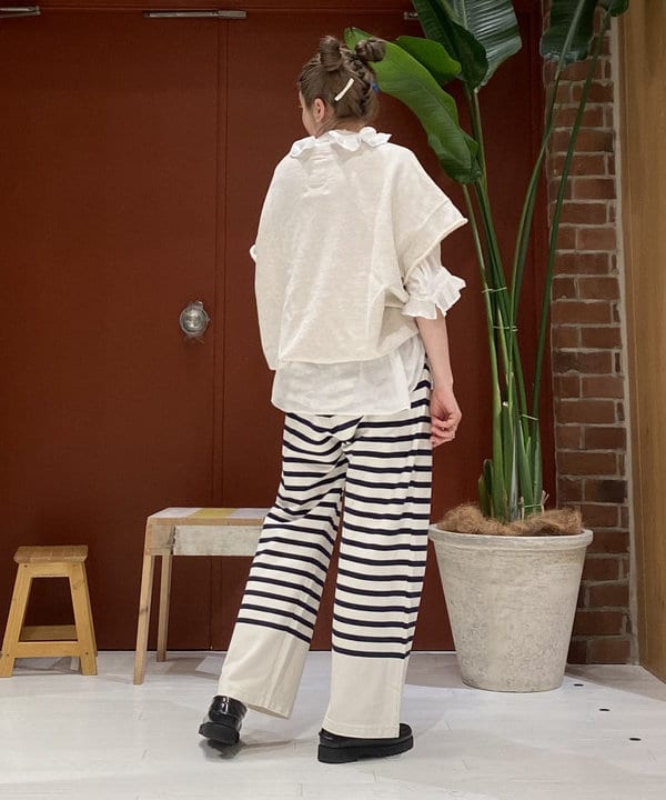 優意さんの「BEAMS WOMEN｜ボーイ ベーシック Tシャツ」を使ったコーディネート