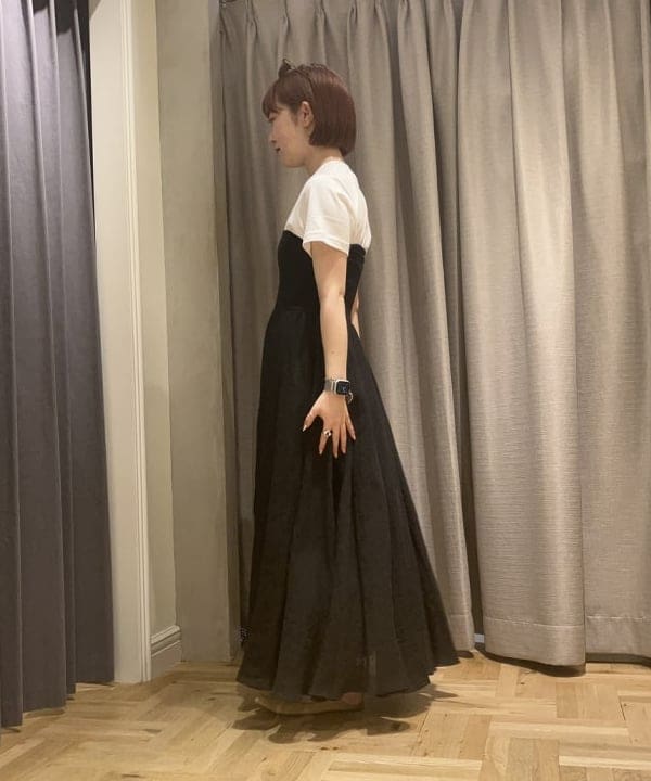 中川　ゆららさんの「BEAMS WOMEN｜AK+1 / ベーシック Tシャツ」を使ったコーディネート