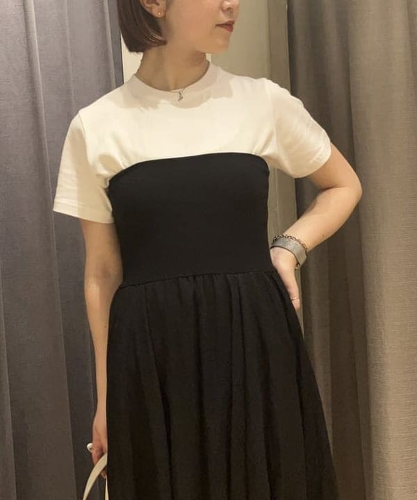 中川　ゆららさんの「BEAMS WOMEN｜AK+1 / ベーシック Tシャツ」を使ったコーディネート