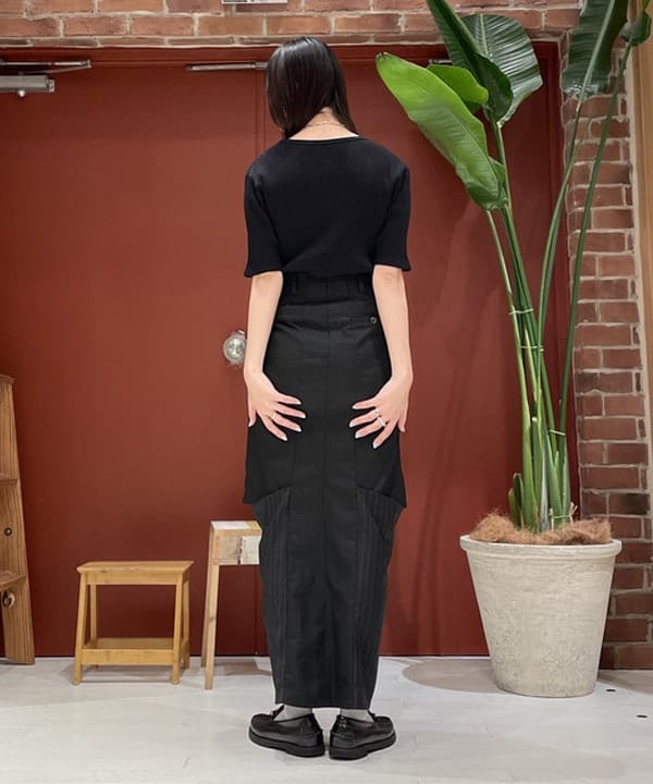 サカサイスズカさんの「BEAMS WOMEN｜maturely / Rib Gimmick Short Sleeves」を使ったコーディネート
