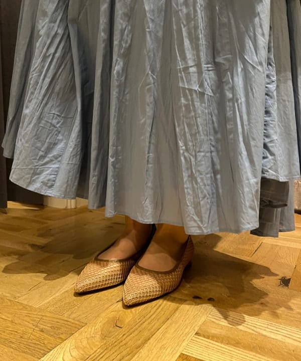 YUIさんの「BEAMS WOMEN｜【別注】MARIHA / 彗星 ソリッド ワンピース」を使ったコーディネート