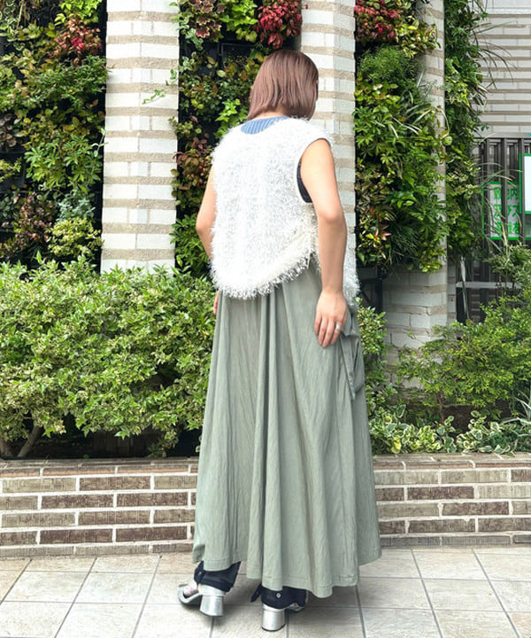 あすかさんの「BEAMS WOMEN｜Ray BEAMS / フリンジ 2Way ノースリーブ トップス」を使ったコーディネート