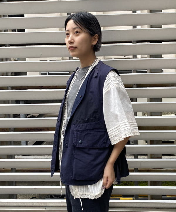 オカモト ミサキさんの「BEAMS WOMEN｜BEAMS BOY / ヴィンテージ レース ピンタック」を使ったコーディネート