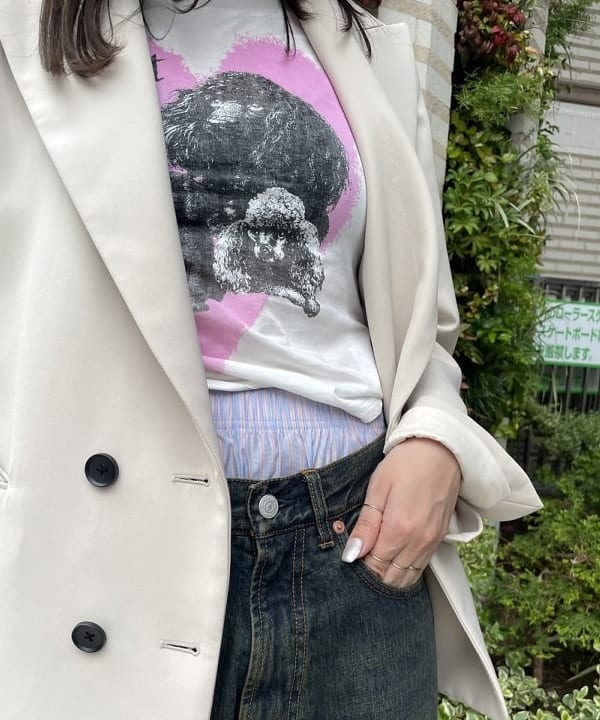 あさまつ はづきさんの「BEAMS WOMEN｜BEAMS / ワイドフィット デニムパンツ」を使ったコーディネート