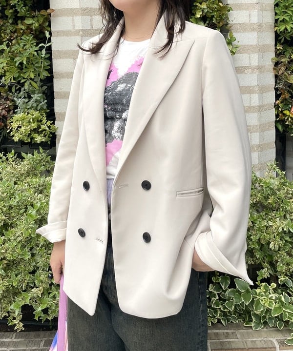 あさまつ はづきさんの「BEAMS WOMEN｜BEAMS / ワイドフィット デニムパンツ」を使ったコーディネート