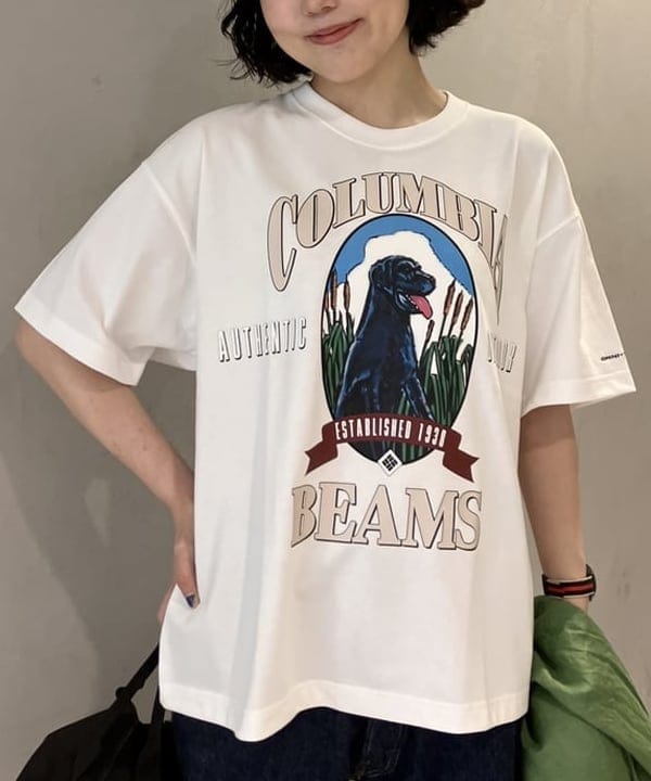 小原 もこさんの「BEAMS WOMEN｜BRIEFING &times; BEAMS BOY / 別注 ヘルメット バッグ」を使ったコーディネート