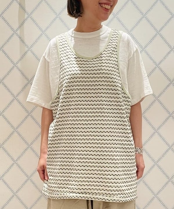つぼさんの「BEAMS WOMEN｜WAREHOUSE & CO. / 別注 ステンシル13 Tシャツ」を使ったコーディネート