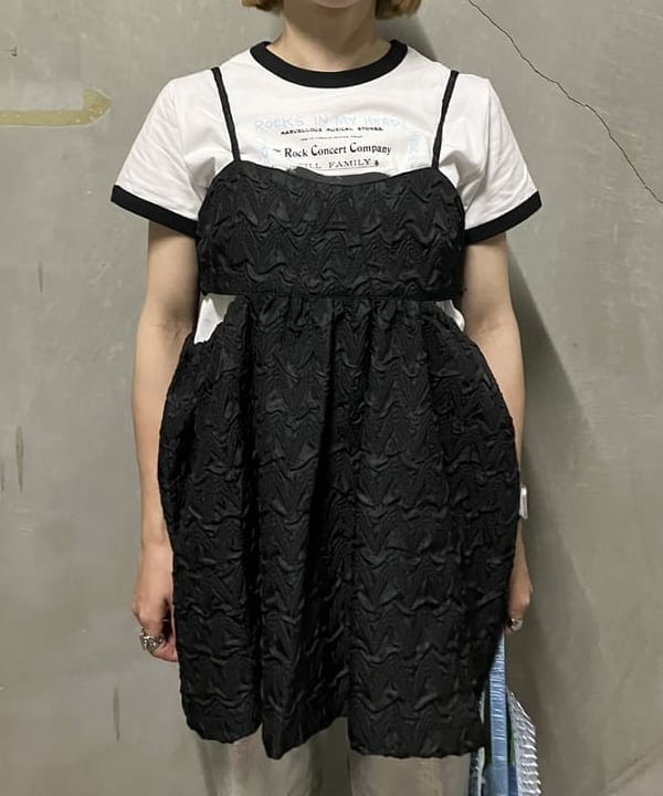 シロヤマさんの「BEAMS WOMEN｜GOOD ROCK SPEED × Ray BEMAS / 別注 JOHNHOLMSTROM リンガーTシャツ」を使ったコーディネート