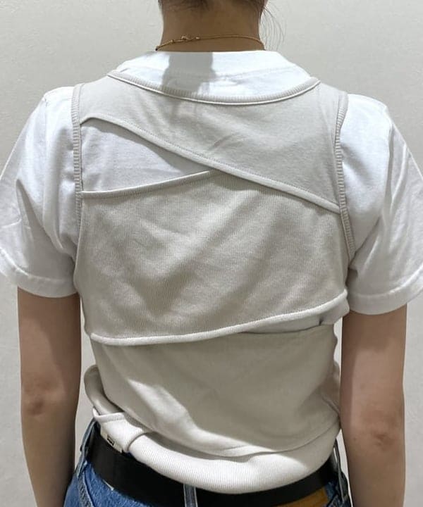 吉田 花さんの「BEAMS WOMEN｜AK+1 / ベーシック Tシャツ」を使ったコーディネート