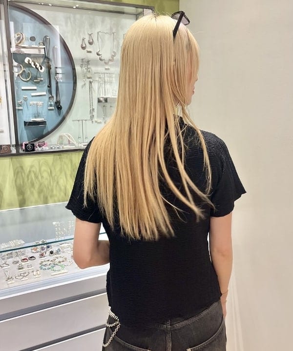 イトウミサキさんの「BEAMS WOMEN｜BEAMS BOY / SILVER925 0.8mm リング」を使ったコーディネート