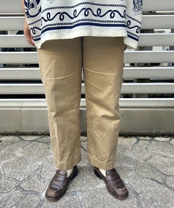 おとむさんの「BEAMS WOMEN｜ナバルボーダー ビッグ ボートネック カットソー」を使ったコーディネート