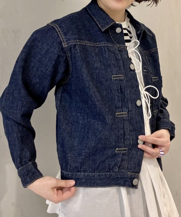 小原 もこさんの「BEAMS WOMEN｜orSlow × BEAMS BOY / 別注 Monroe Jacket Special」を使ったコーディネート