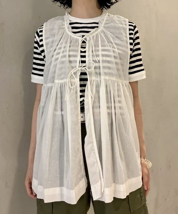 小原 もこさんの「BEAMS WOMEN｜orSlow × BEAMS BOY / 別注 Monroe Jacket Special」を使ったコーディネート