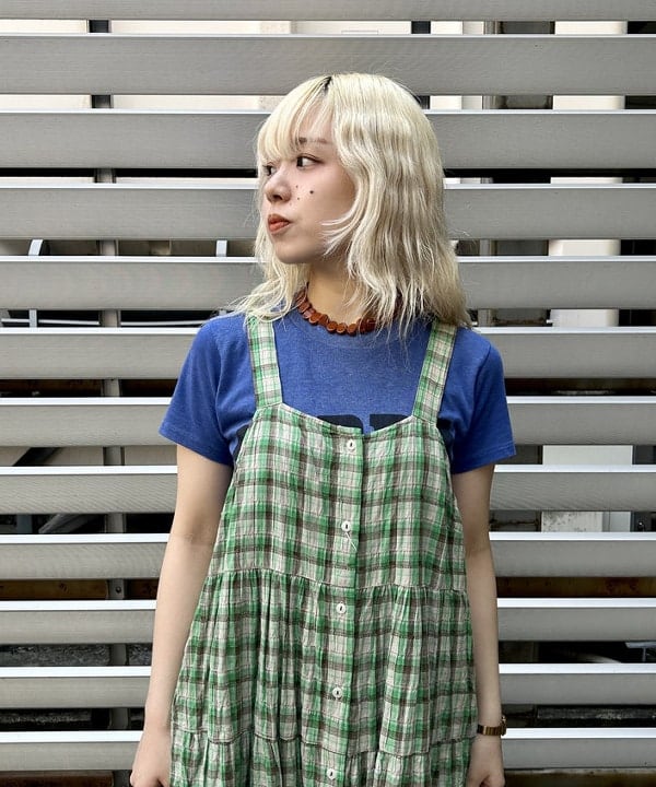 ナツハさんの「BEAMS WOMEN｜BEAMS BOY / イレギュラー バンダナ バッグ」を使ったコーディネート