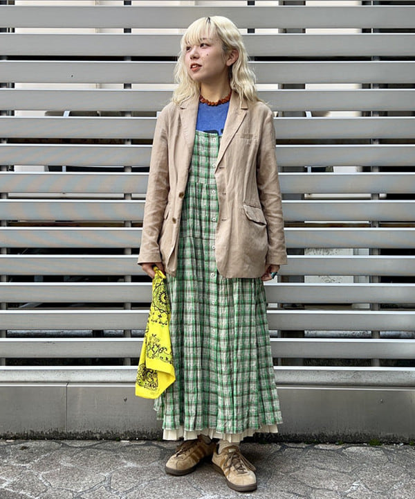 ナツハさんの「BEAMS WOMEN｜BEAMS BOY / イレギュラー バンダナ バッグ」を使ったコーディネート