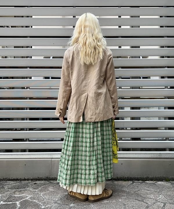 ナツハさんの「BEAMS WOMEN｜BEAMS BOY / イレギュラー バンダナ バッグ」を使ったコーディネート