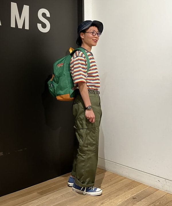 土田 達也さんの「BEAMS WOMEN｜【別注】BUZZ RICKSON'S / ポプリン アーミーパンツ」を使ったコーディネート