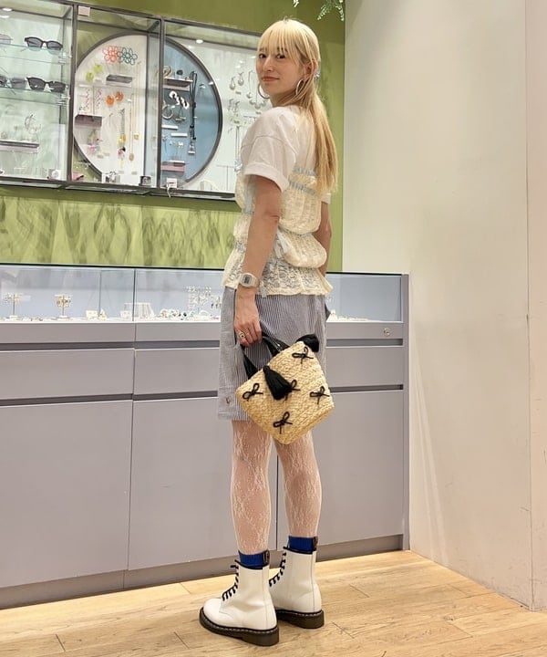 イトウミサキさんの「BEAMS WOMEN｜BEAMS BOY / SILVER925 0.8mm リング」を使ったコーディネート