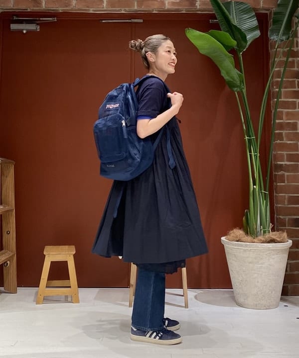 優意さんの「BEAMS WOMEN｜Healthknit × BEAMS BOY / ワッフル ボーダー Tシャツ」を使ったコーディネート