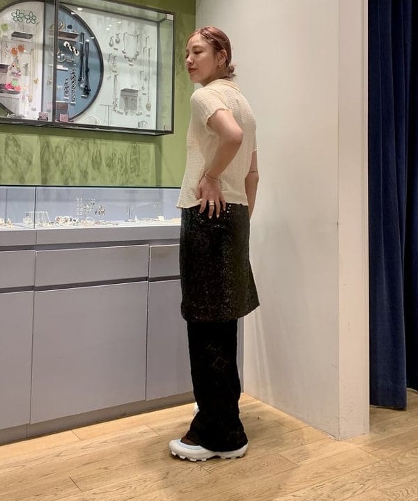 れいなさんの「BEAMS WOMEN｜Ray BEAMS / シャーリング メローシャツ」を使ったコーディネート