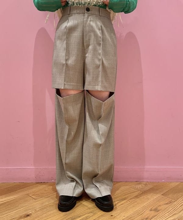 中江梨々香さんの「BEAMS WOMEN｜Ray BEAMS / フリンジ 2Way ノースリーブ トップス」を使ったコーディネート