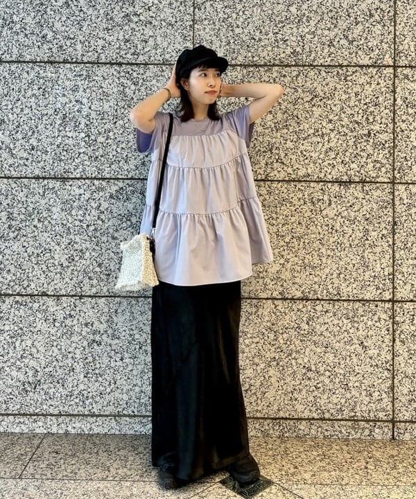 はやしあかねさんの「BEAMS WOMEN｜KASSIOPEA × Ray BEAMS / 別注 BONBON ショルダーバッグ」を使ったコーディネート