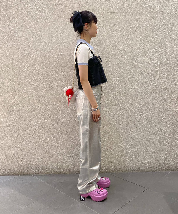 りかちょび/岸本梨佳さんの「BEAMS WOMEN｜FILA × Ray BEAMS / 別注 40-LOVE ポロシャツ」を使ったコーディネート