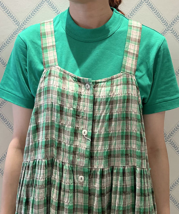 たぐみさんの「BEAMS WOMEN｜ボーイ ベーシック Tシャツ」を使ったコーディネート