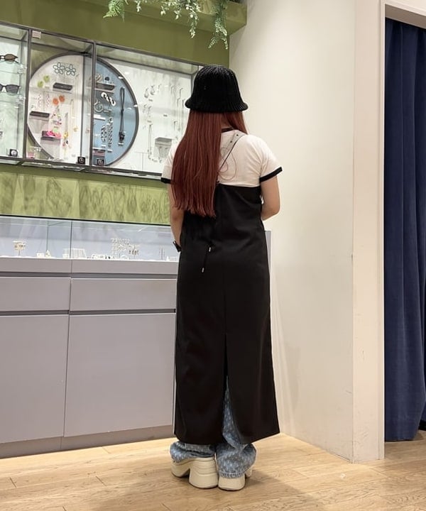 オカベ　アヤカさんの「BEAMS WOMEN｜88 / RECYCLED POLYESTER CABLE BELL HAT」を使ったコーディネート