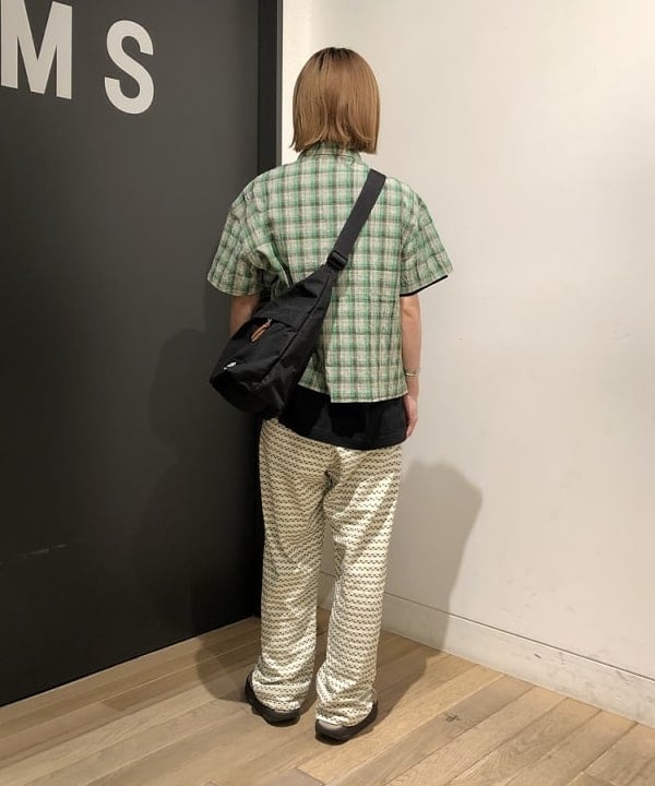 おはぎ(萩原)さんの「BEAMS WOMEN｜SUGAR CANE Add Human Labor / PATCH WORK WORK  T-SHIRT」を使ったコーディネート