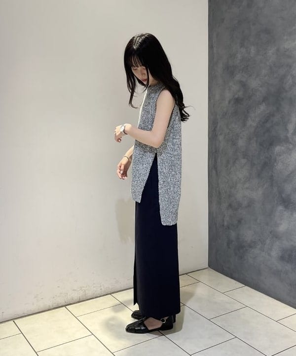 高木 菜央さんの「BEAMS WOMEN｜VIOLAd’ORO / SANDRO ラフィア 2WAY トートバッグ」を使ったコーディネート