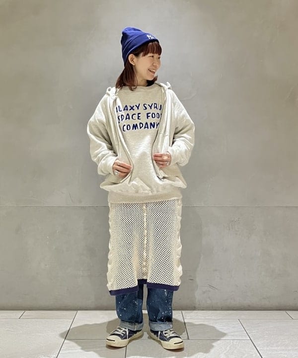 原口 愛さんの「BEAMS WOMEN｜Healthknit × BEAMS BOY / ワッフル ボーダー Tシャツ」を使ったコーディネート