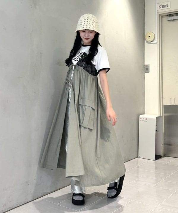 松田 陽茉莉さんの「BEAMS WOMEN｜Ray BEAMS / 箔プリント デニムパンツ」を使ったコーディネート