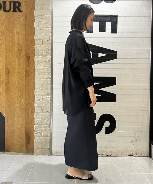川口 恵さんの「BEAMS WOMEN｜REMME / バック ストラップ サンダル」を使ったコーディネート