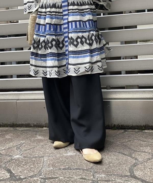 中川　ゆららさんの「BEAMS WOMEN｜VIOLAd’ORO / MIRO アバカメッシュ ポシェット」を使ったコーディネート