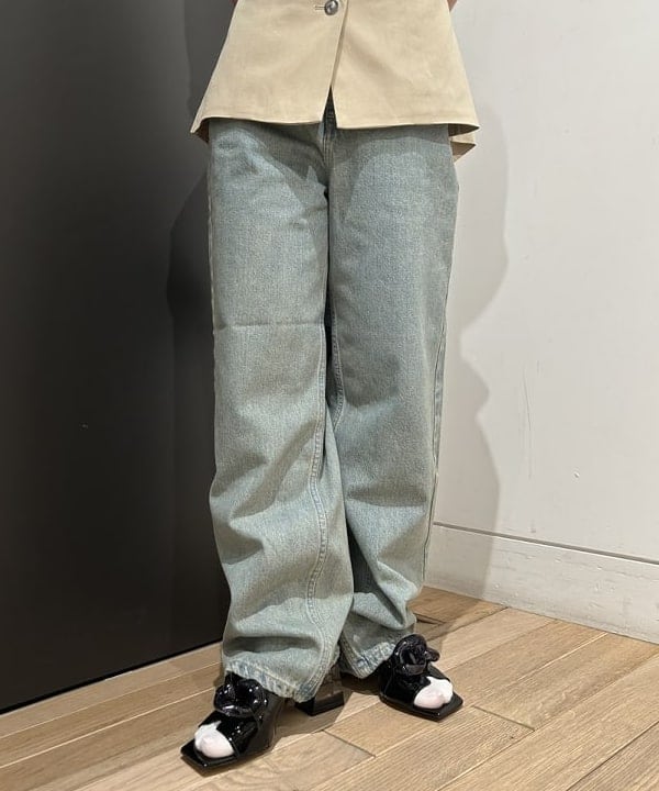安藤 菜央さんの「BEAMS WOMEN｜maturely / Rib Gimmick Short Sleeves」を使ったコーディネート