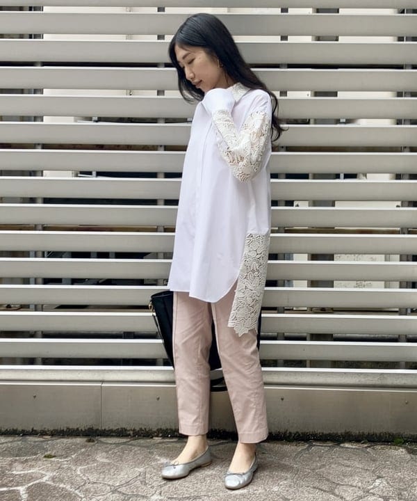 りえさんの「BEAMS WOMEN｜YOUNG&OLSEN / ショルダー トートバッグ M」を使ったコーディネート
